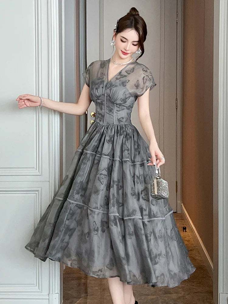 Elegant French Party Dress