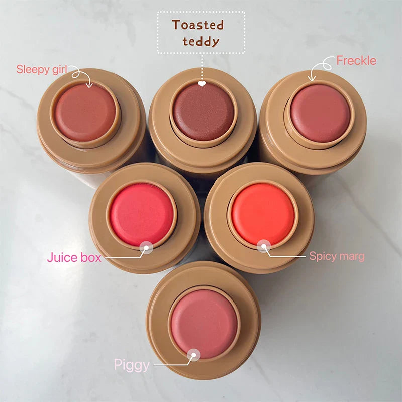Stylish Blush Lip Kit Case