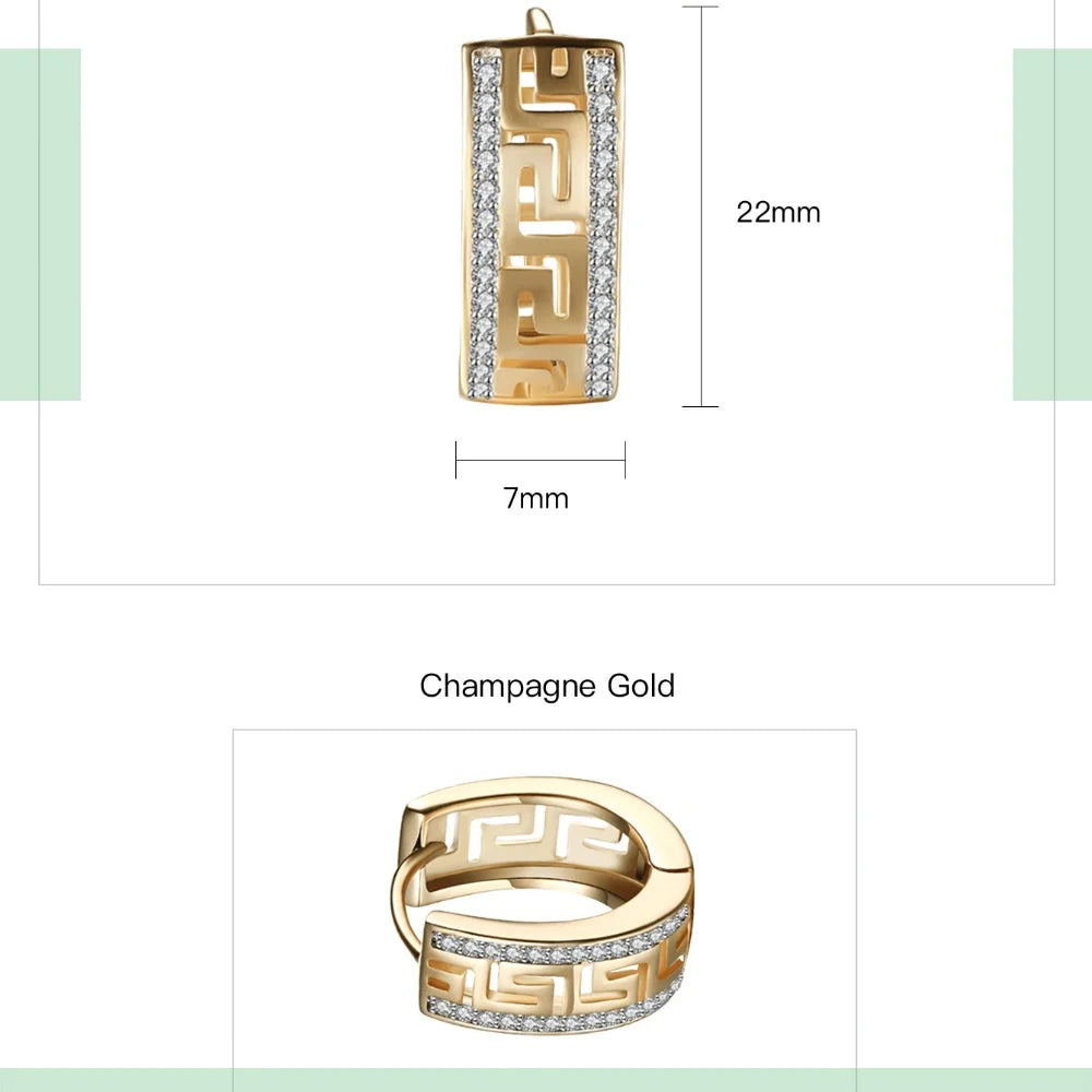 Radiant Gold Hoop Earrings
