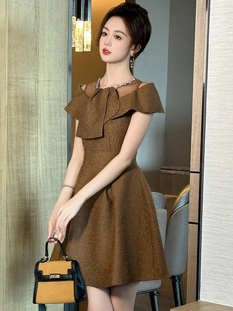 Chic Off-Shoulder Party Dress