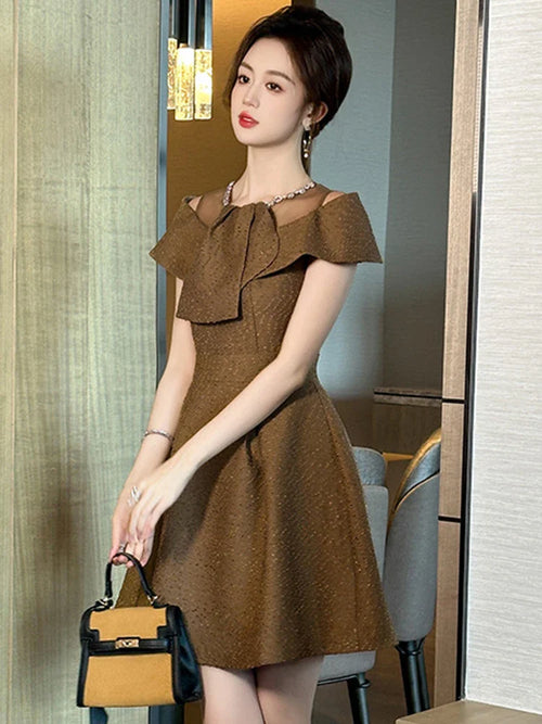 Chic Off-Shoulder Party Dress