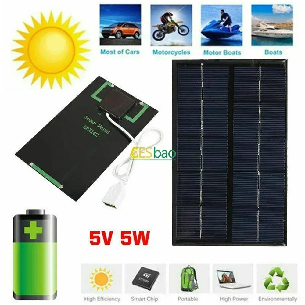 Sun-Power USB Solar Charger