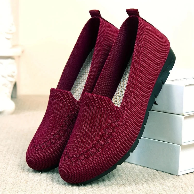 Comfy Knit Loafers for Women
