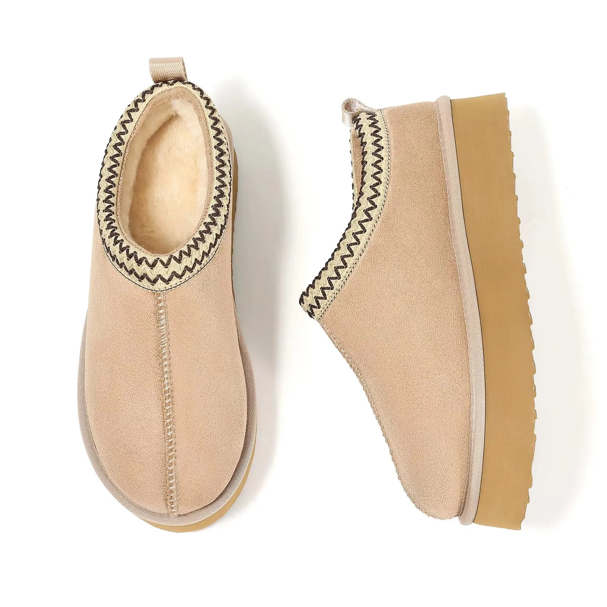 Cozy Women's Winter Boots – Neutral Tones