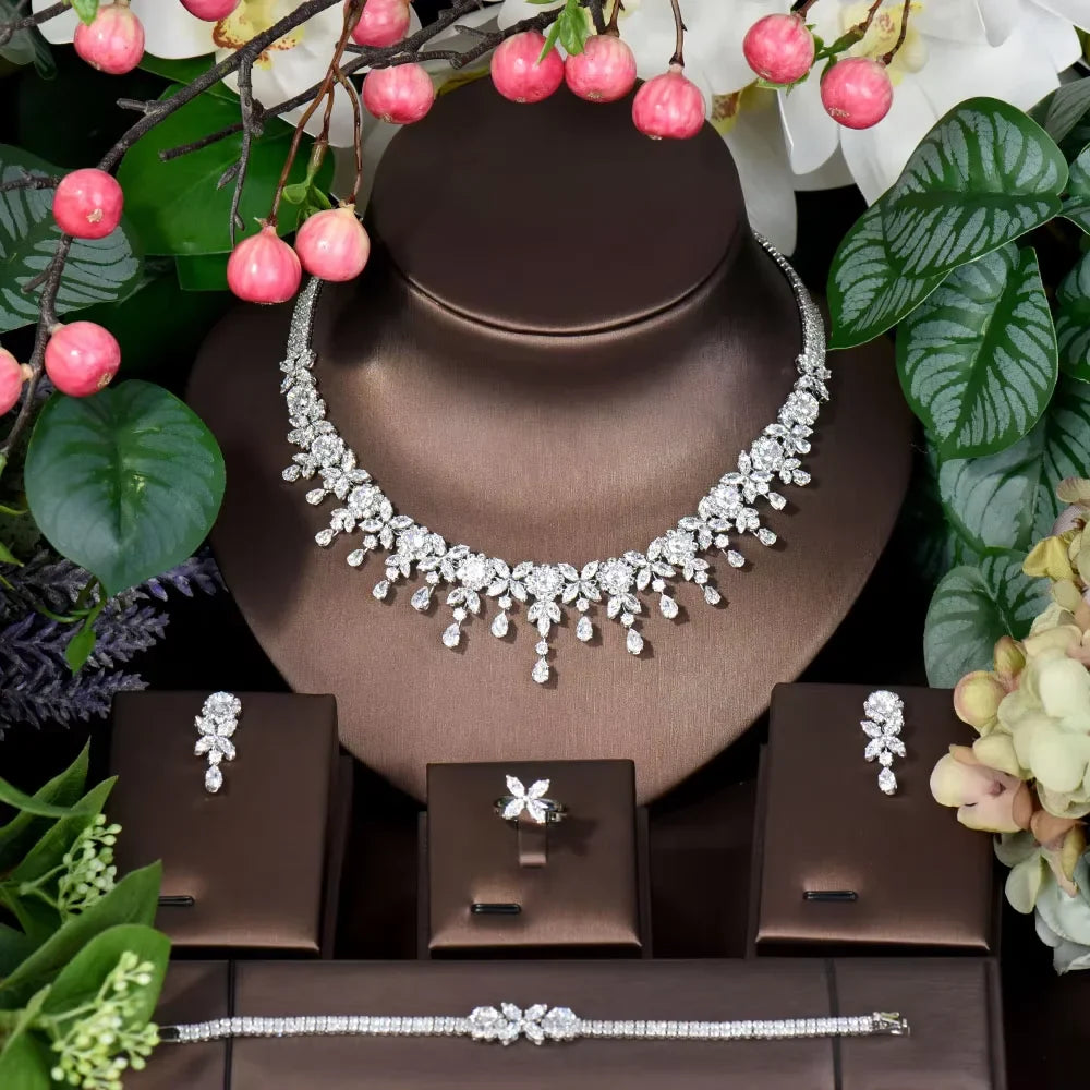 Elegant Leaf Jewelry Set
