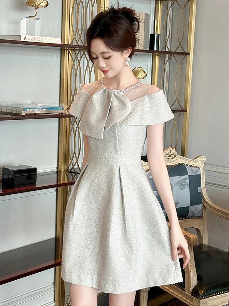 Chic Off-Shoulder Party Dress