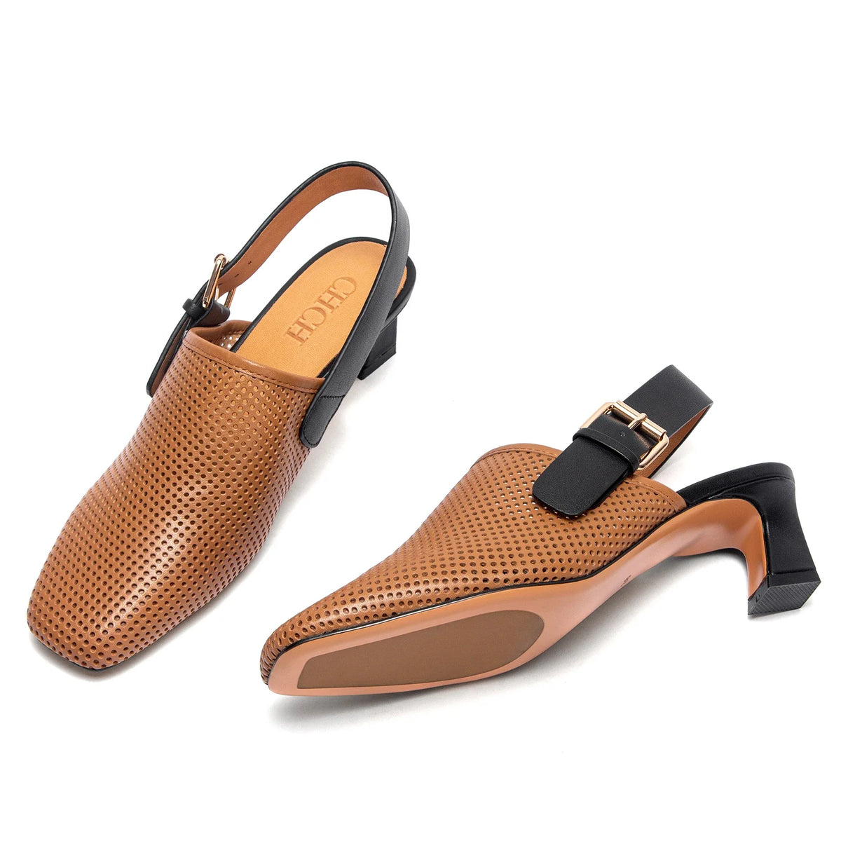 Chic Comfort Leather Sandals