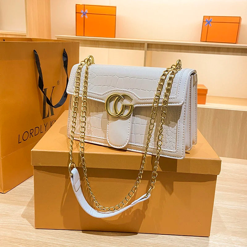 Designer Inspired Chain  Bag