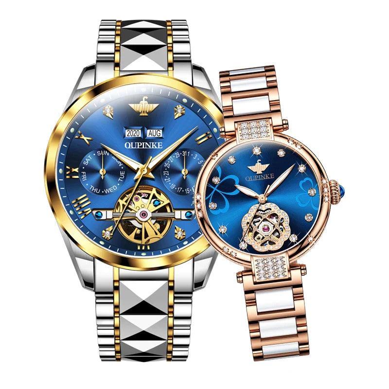 Elegant Harmony Couple Watches