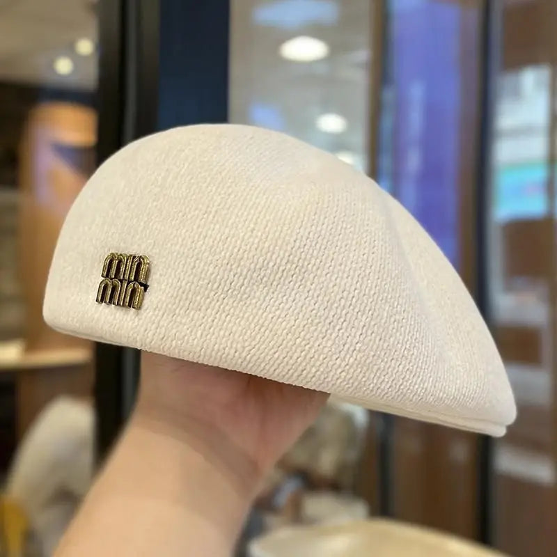 Y2K Cozy Knit Beret