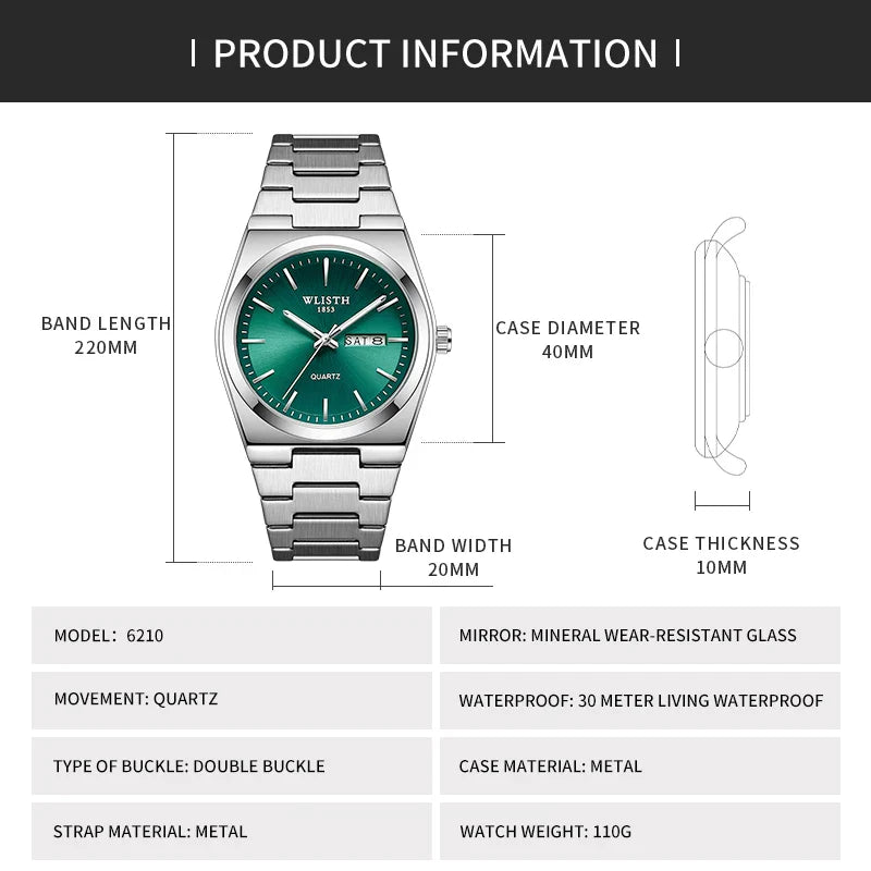 Timeless Steel Men's Watch