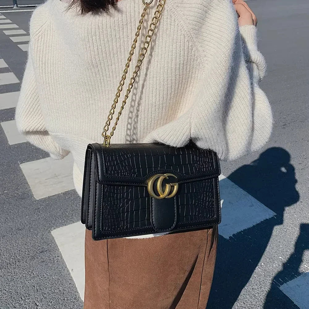 Designer Inspired Chain  Bag