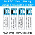 Powerful USB Rechargeable Batteries