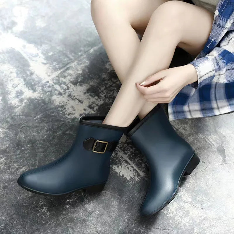 Chic Waterproof Rain Boots