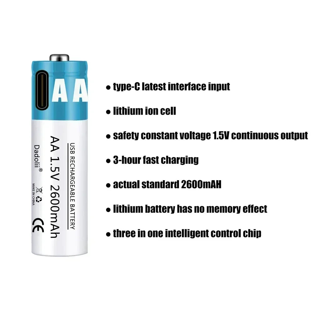 PowerBoost USB Rechargeable Batteries