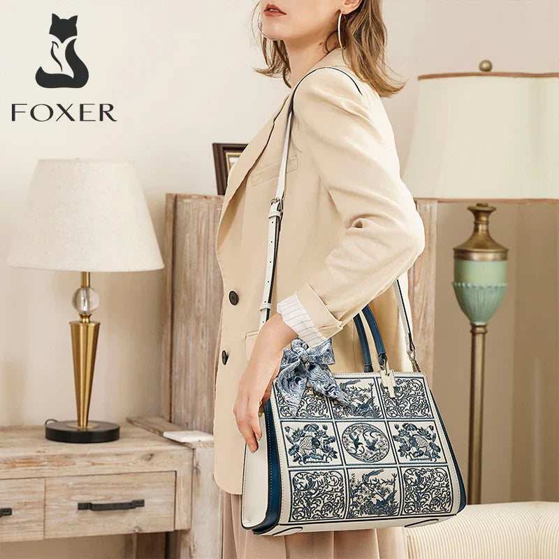 Elegant Silk Scarf Tote Bag