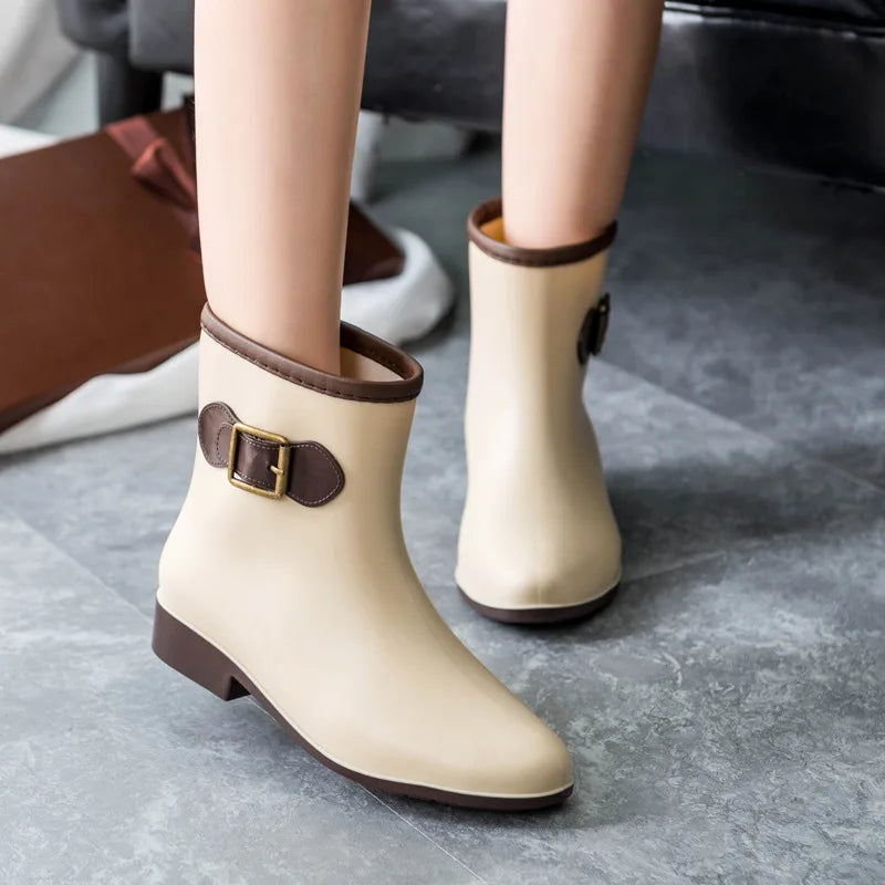 Chic Waterproof Rain Boots
