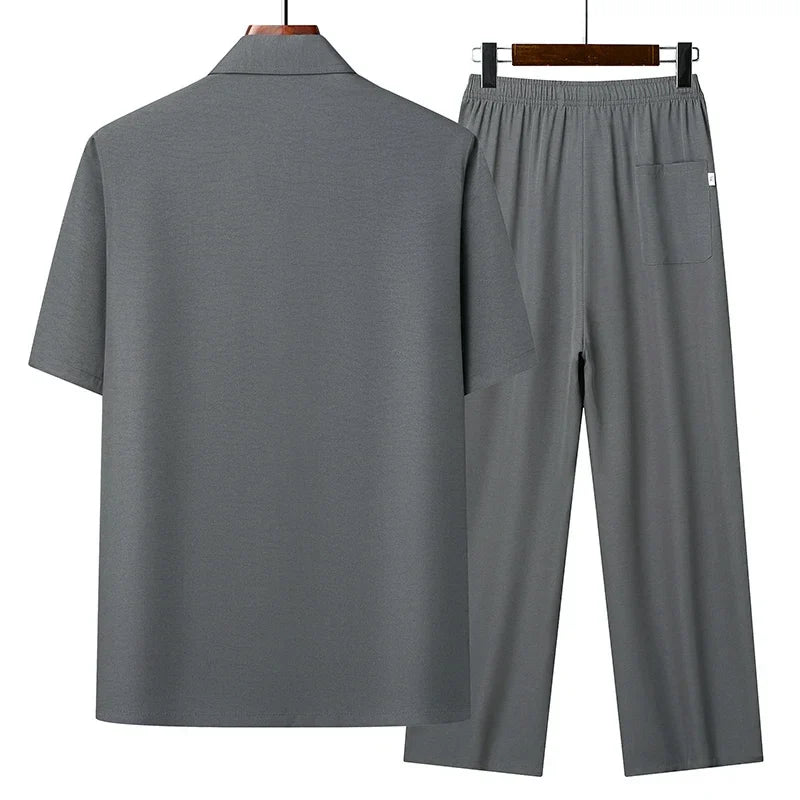 Comfort Fit Grandpa Shirt Set