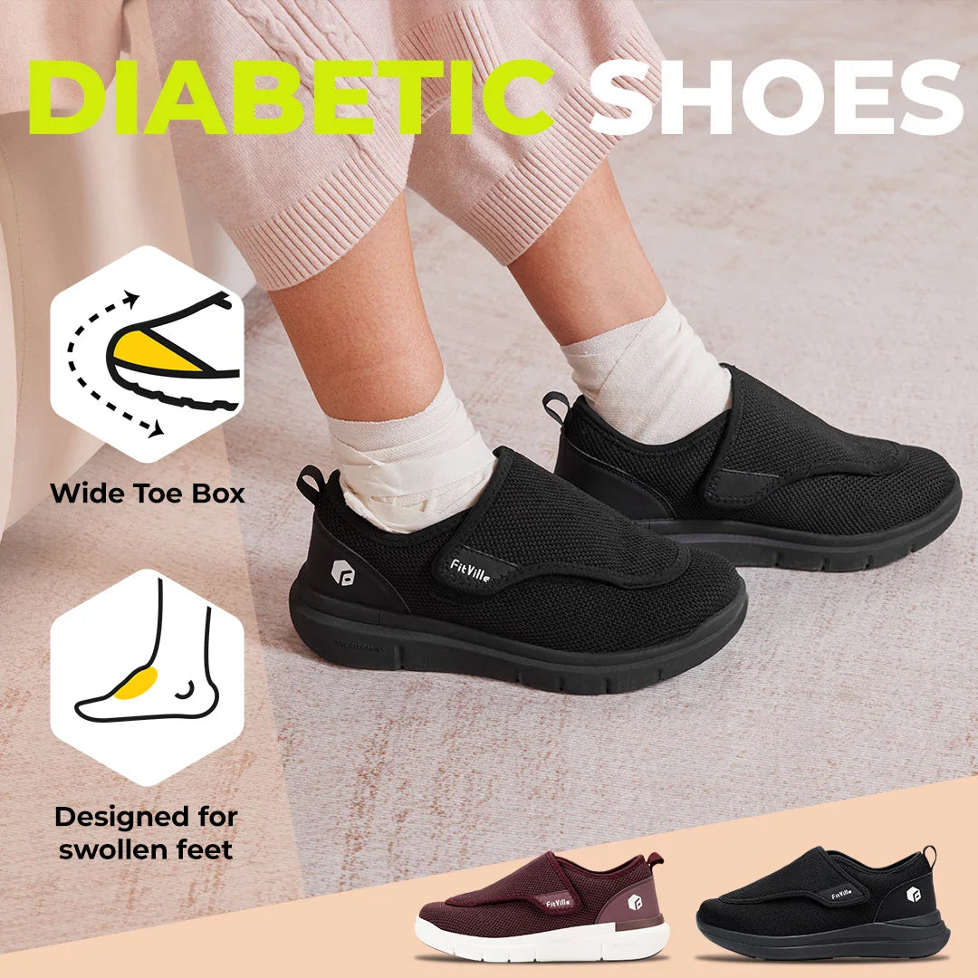 Comfort Steps Wide Shoes – Premium